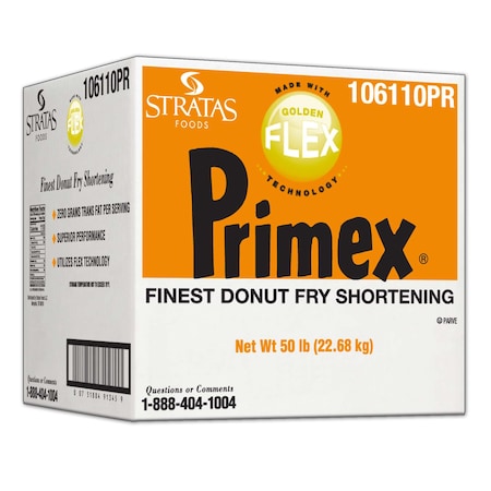 Primex Primex Golden Flex Donut Frying Shortening 50lbs 106110 PR